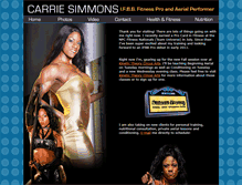 Tablet Screenshot of carrie-simmons.com